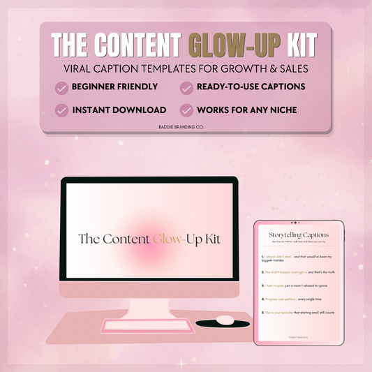 Content Glow-Up Kit: Captions That Sell & Grow