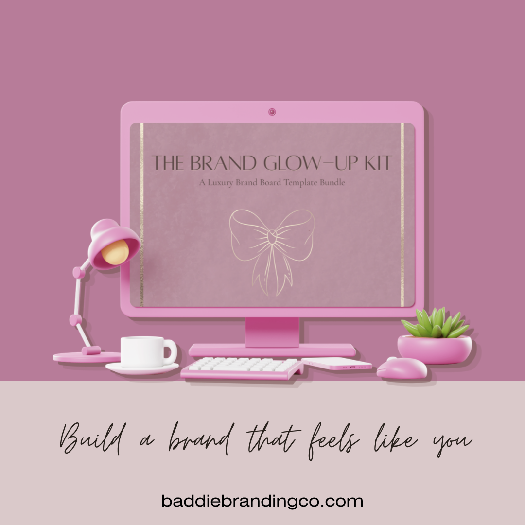 The Brand Glow-Up Kit | Luxury Brand Board Canva Templates